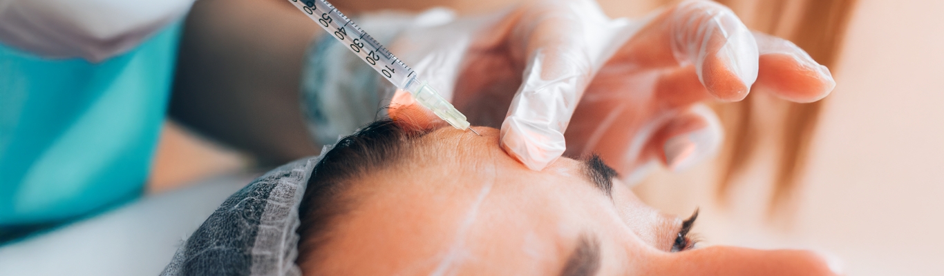 closeup of beauty care work